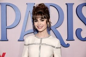 Lily Collins Bangs