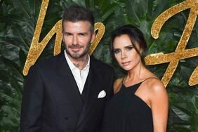 David Beckham and Victoria Beckham Fashion Awards 2018