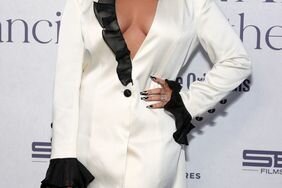Demi Lovato Black-and-White Dress Documentary Premiere