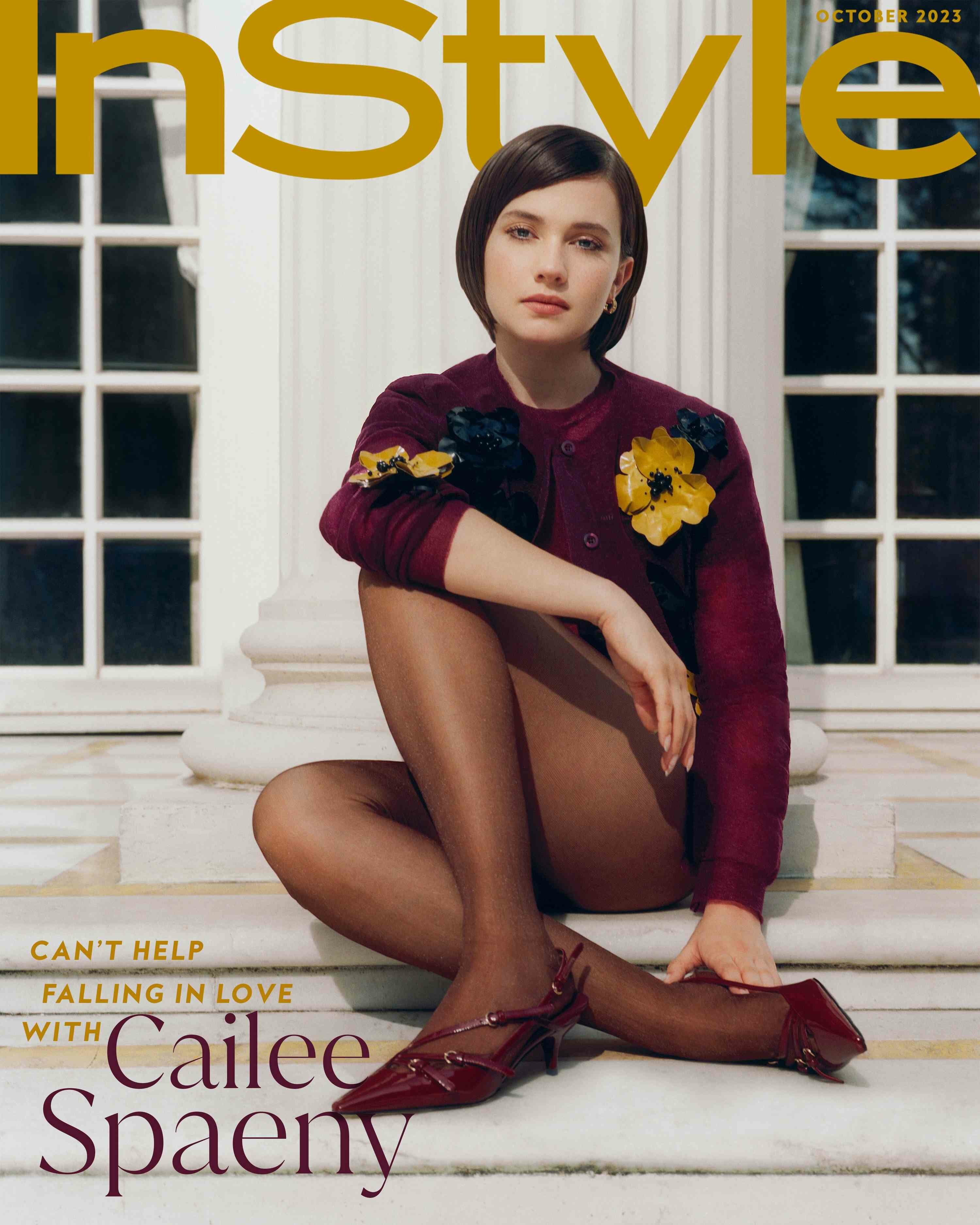 Cailee Spaeny InStyle October Cover Miu Miu