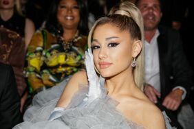 Ariana Grande 2020 Grammy Awards Gray Tulle Dress