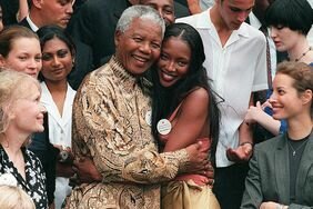 Naomi Campbell Nelson Mandela