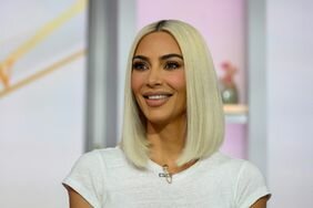 Kim Kardashian Smiling Blonde Bob 'Today' Show