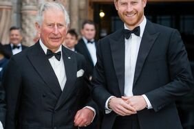 King Charles III and Prince Harry 2019 "Our Planet" Premiere 