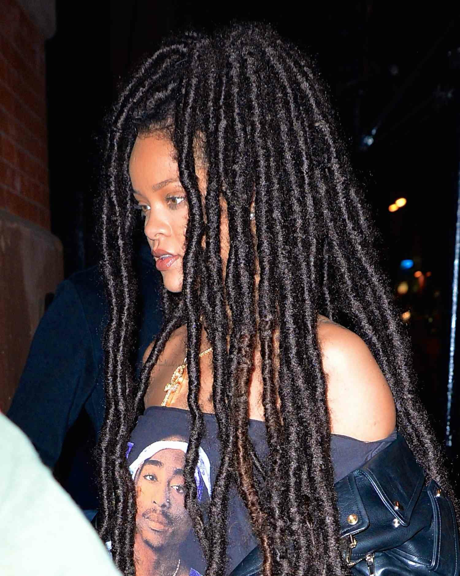 Rihanna with locs Rihanna hairstyles