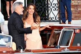 George and Amal Clooney in Venice, Italy, for Venice Film Festival 2023