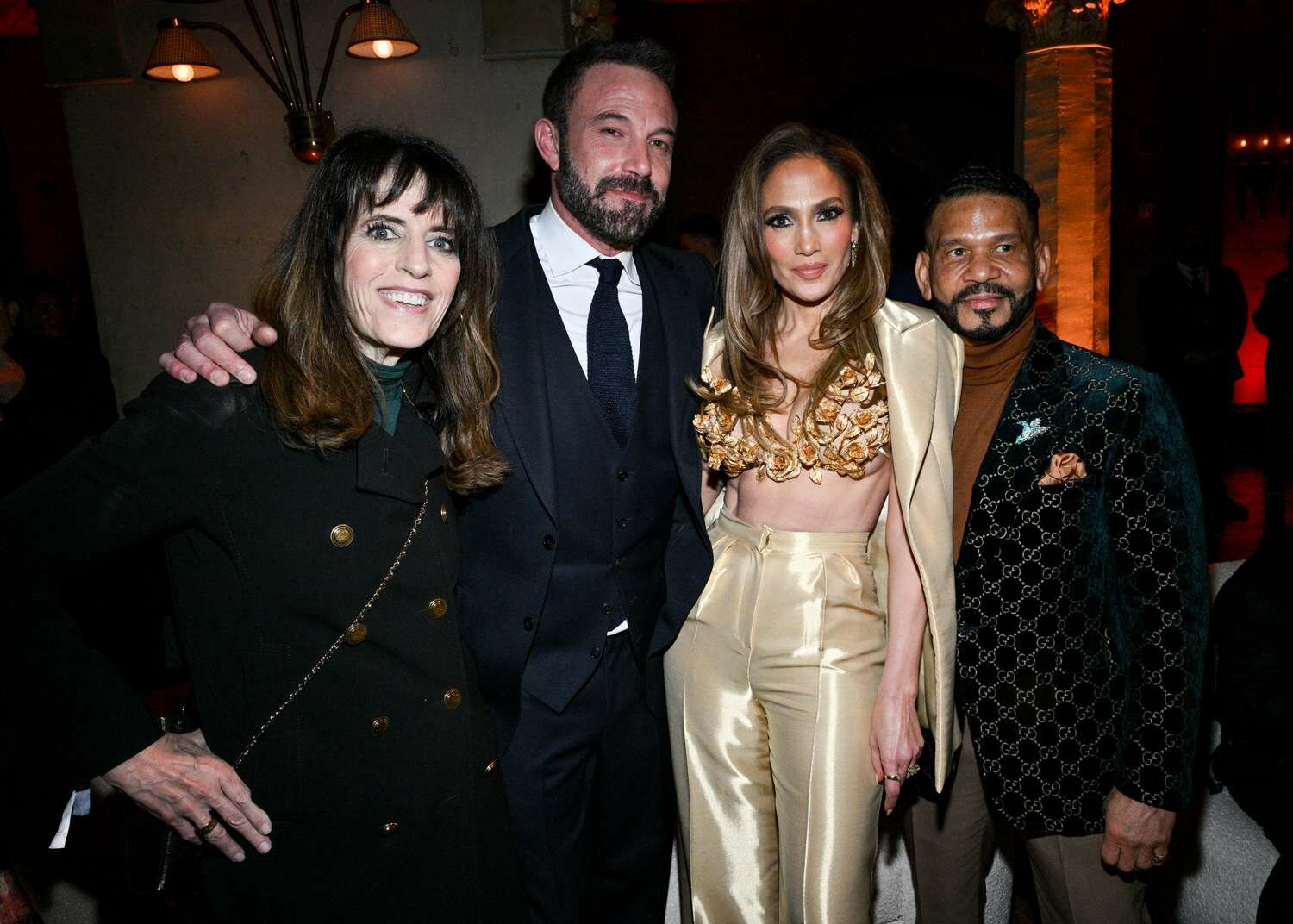 Elaine Goldsmith-Thomas, Ben Affleck, Jennifer Lopez and Benny Medina This Is Me... Now: A Love Story