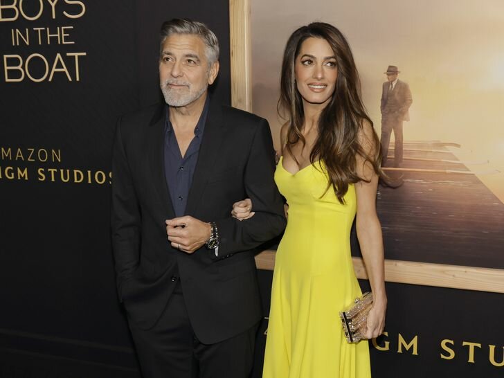 Amal George Clooney Los Angeles Premiere Of "The Boys In The Boat"