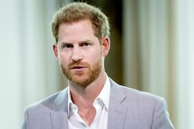 Prince Harry Straight Face Gray Suit 2019