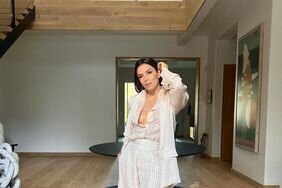 Eva Longoria linen set instagram