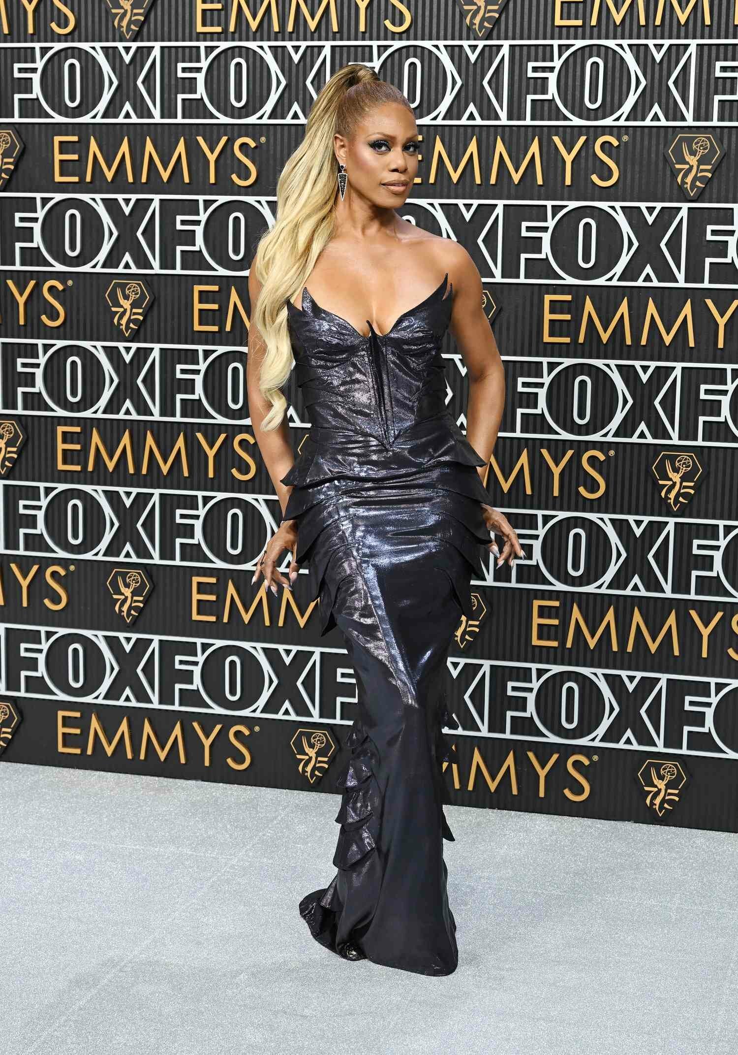Laverne Cox at the 2024 Emmy Awards.
