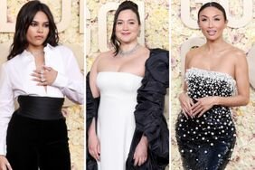 Ariana Greenblatt, Lily Gladstone, and Jeannie Mai wear black and white at the 2024 Golden Globes