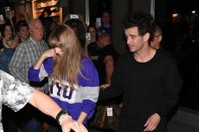 Taylor Swift and Matty Healy seen leaving 'The Electric Lady' studio