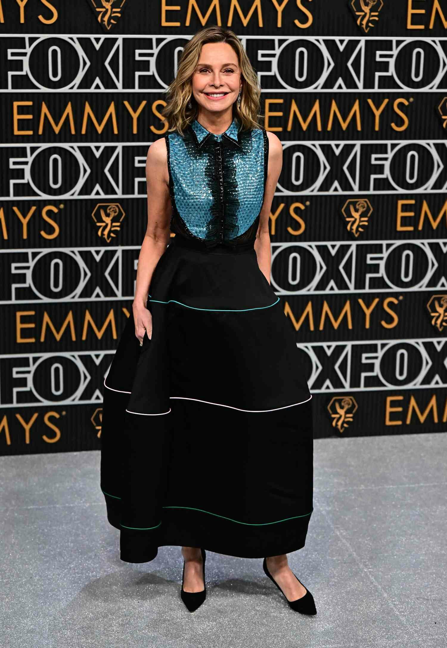 Calista Flockhart at the Emmy Awards