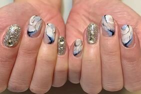 New Years Eve nail design