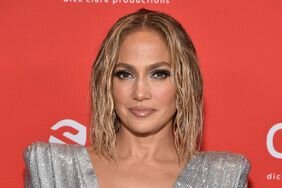 Jennifer Lopez Silver Sparkly Two Piece 2020 American Music Awards