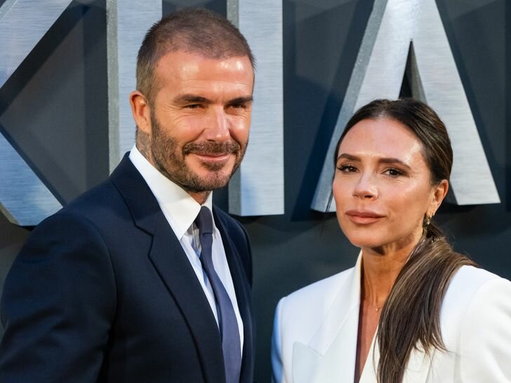 David Beckham and Victoria Beckham attend the Netflix 'Beckham' UK Premiere