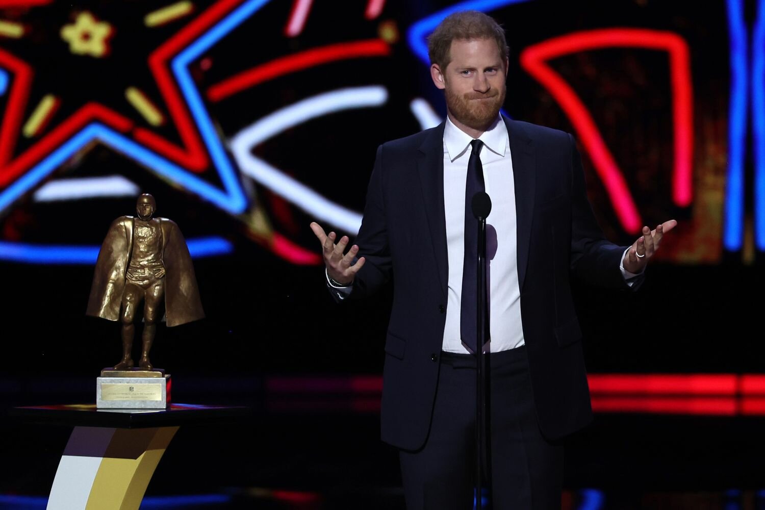 Prince Harry NFL Honors 2024