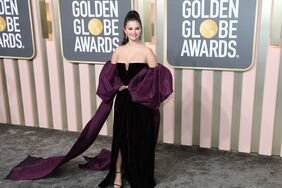 Selena Gomez 2023 Golden Globes Valentino Dress