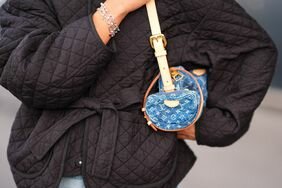 Woman wearing a quilted jacket
