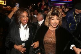prah Winfrey and Tina Turner arrive at the opening night of "Tina - The Tina Turner Musical"