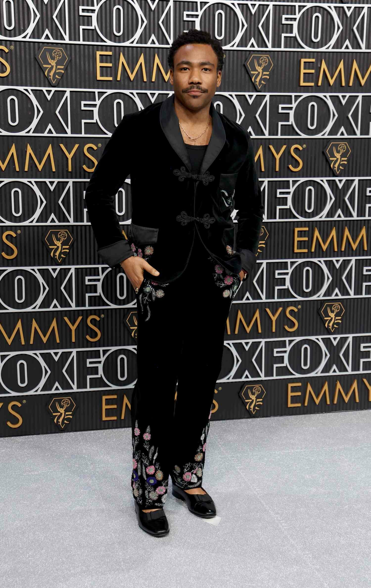Donald Glover 2024 Emmys Red Carpet 