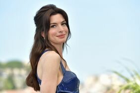 Anne Hathaway Cannes Red Carpet Bustier Minidress