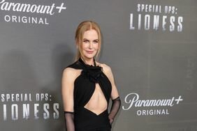 Nicole Kidman Black Saint Laurent by Anthony Vaccarello Halter Dress Paramount+ 'Special Ops: Lioness' Event London
