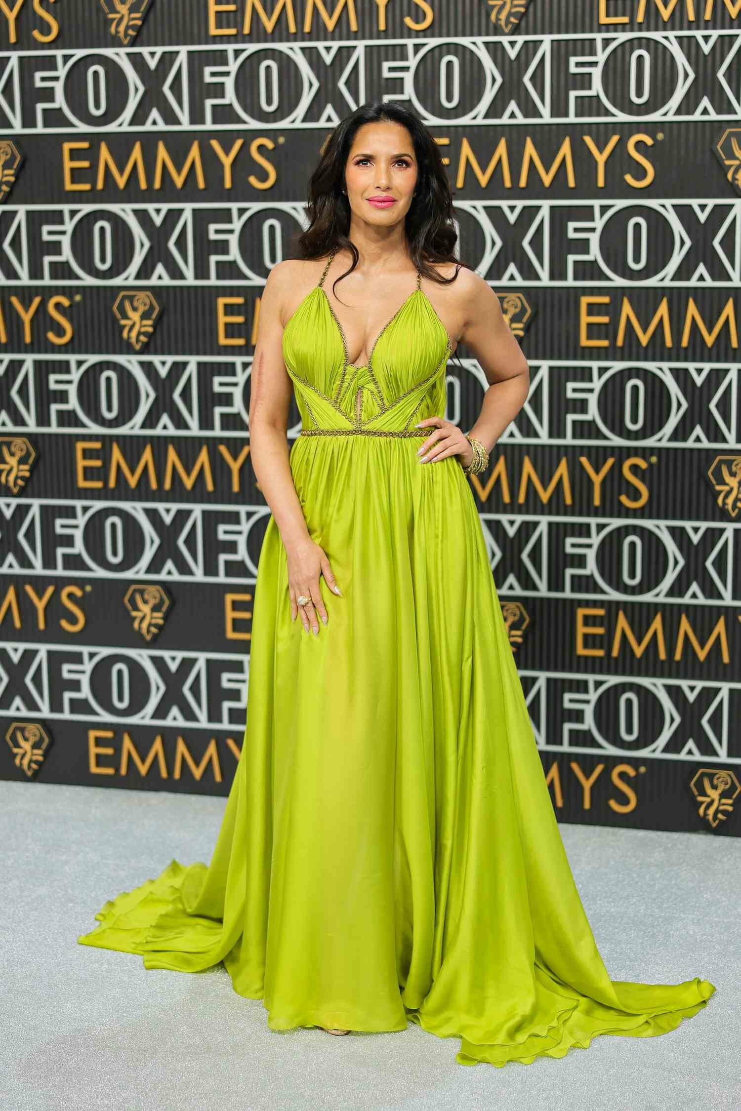 Padma Lakshmi 2024 Emmys Red Carpet 