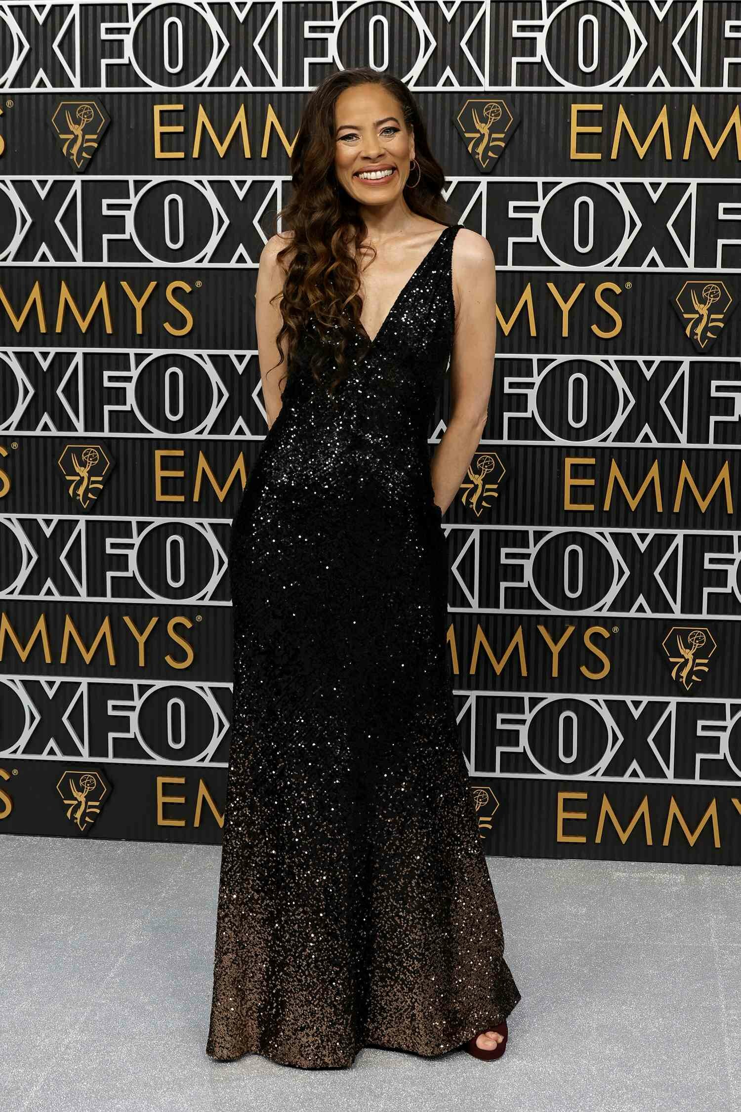 Tawny Cypress at the 2024 Emmys Red Carpet