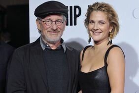 Steven Spielberg and Drew Barrymore