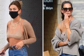 Hailey Bieber Took a Cue From One of Katie Holme's Most Iconic Outfits