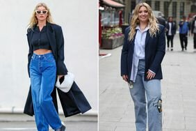 Two women wear loafers and jeans outfit ideas to try for 2023.