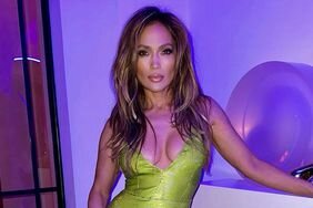Jennifer Lopez Lime Green Gown