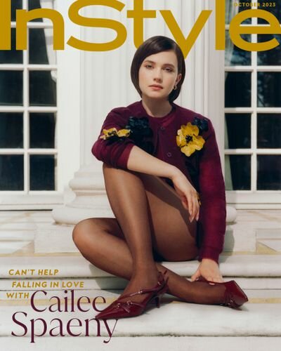 Cailee Spaeny InStyle October Cover Miu Miu