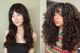 Two woman showing off the best haircuts for long hair