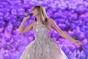 Taylor Swift wears a pink ballgown, an Eras tour costume idea you can rewear.