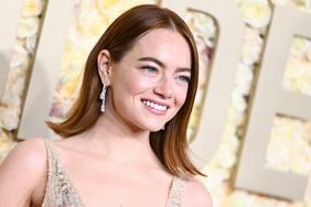 Emma Stone at the 2024 Golden Globes