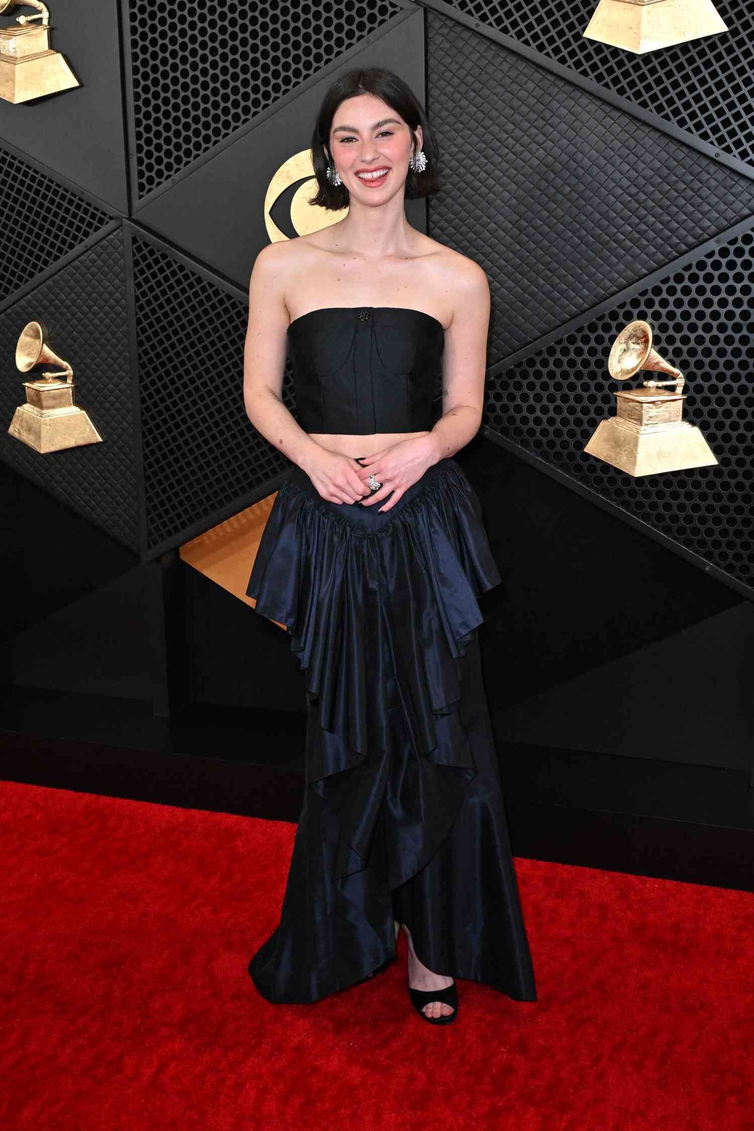 Gracie Abrams arrives for the 66th Annual Grammy Awards