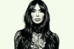 Kim Kardashian lace dress vogue italy
