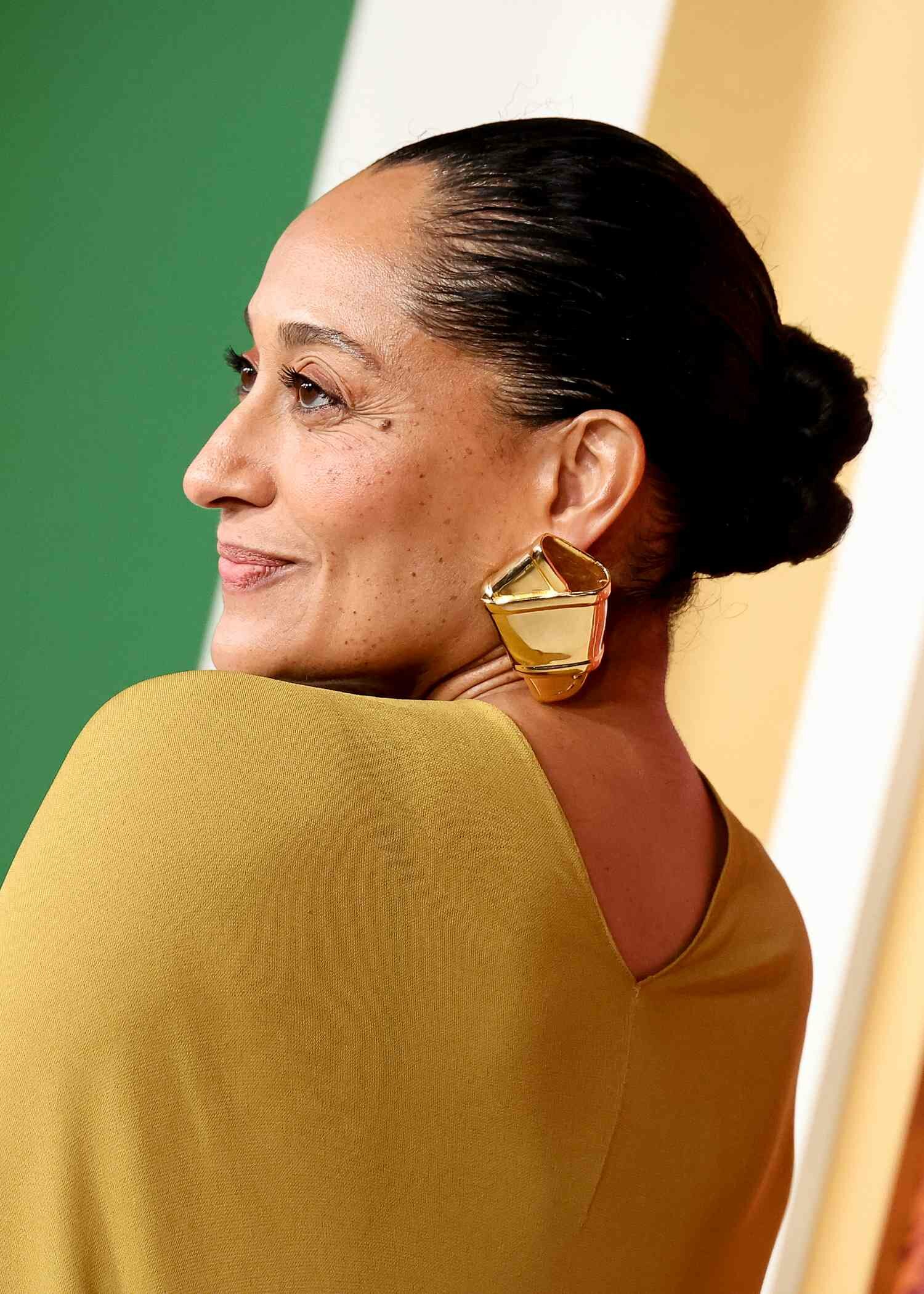 Tracee Ellis Ross wearing her hair up