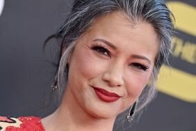 Kelly Hu with gray highlights attends the 27th Annual Critics Choice Awards