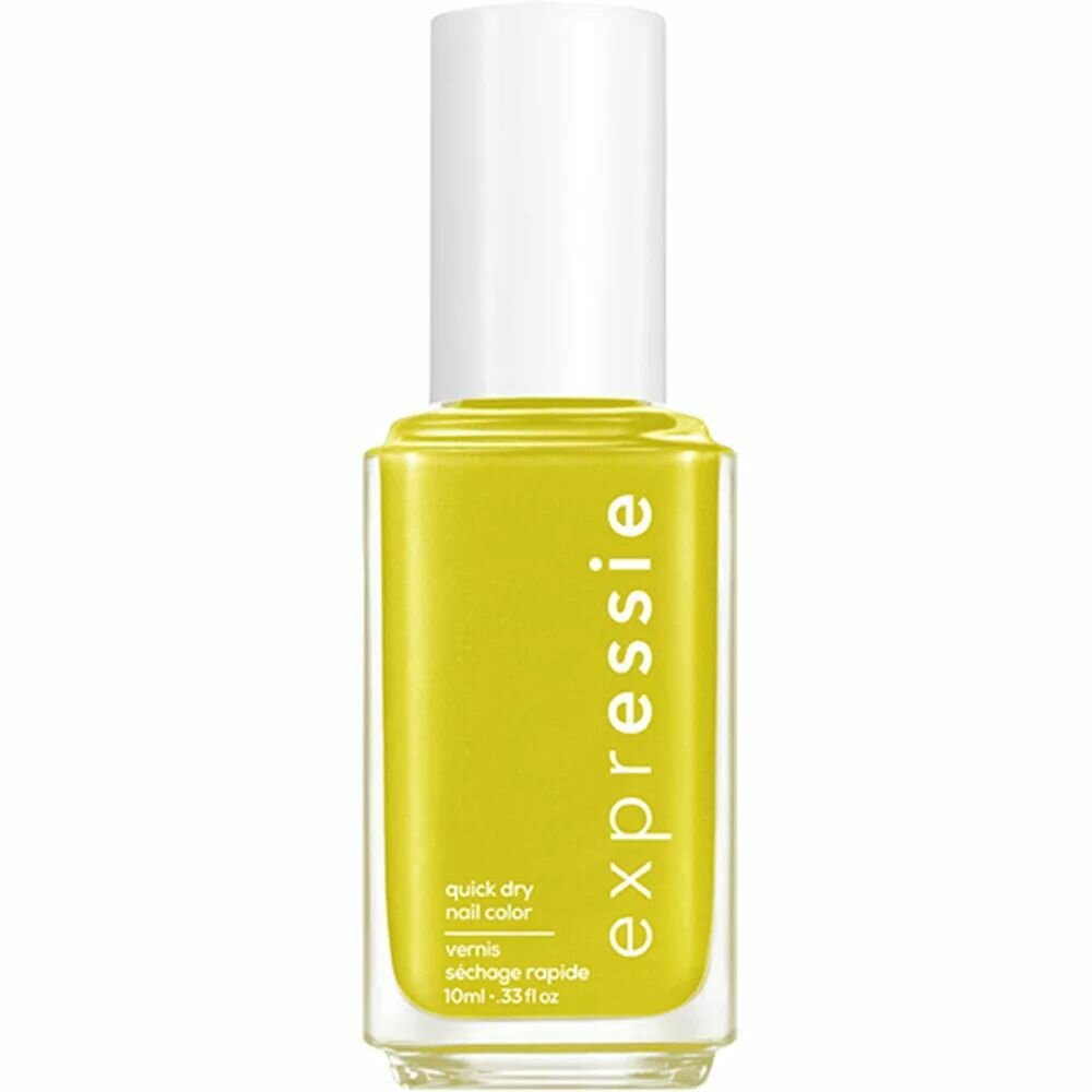 Essie bright yellow-green taurus nail polish