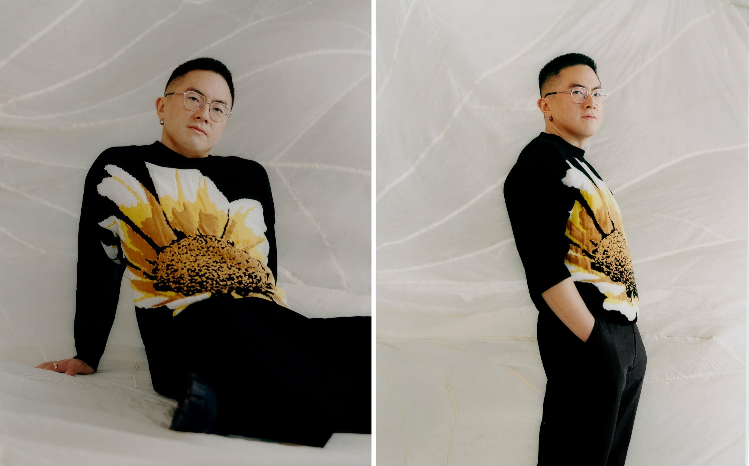 This Guy: Bowen Yang Sunflower sweater