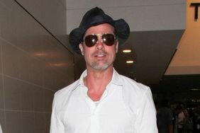 LOS ANGELES, CA - JUNE 09: Brad Pitt is seen at LAX on June 09, 2016 in Los Angeles, California. (Photo by starzfly/Bauer-Griffin/GC Images) GC Images 590322779 539145816