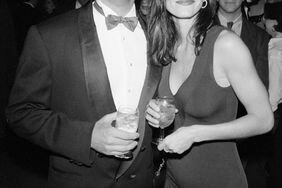 Courteney Cox and Michael Keaton in formalwear as a couple