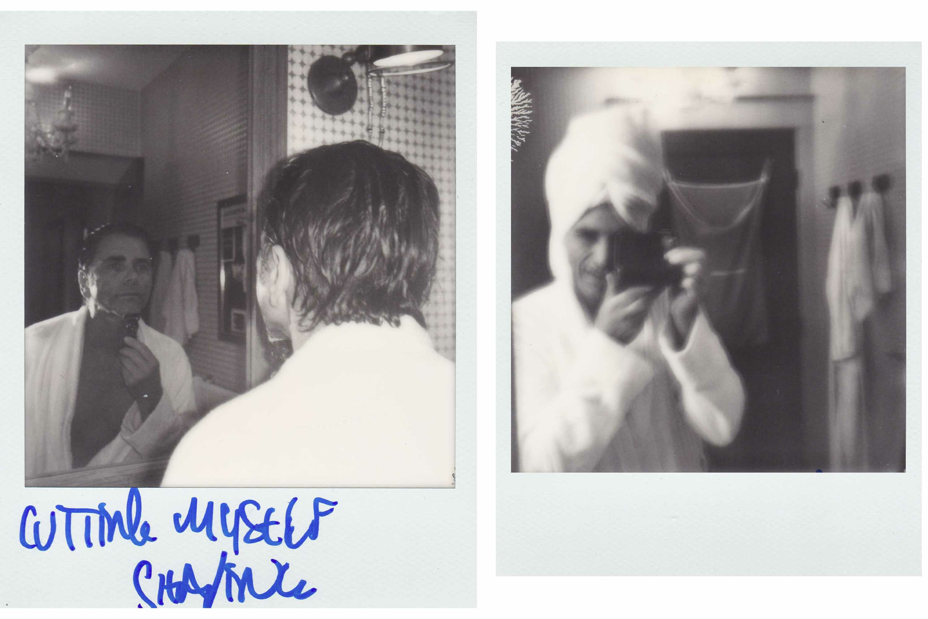 John Stamos This Guy Polaroid Bathroom
