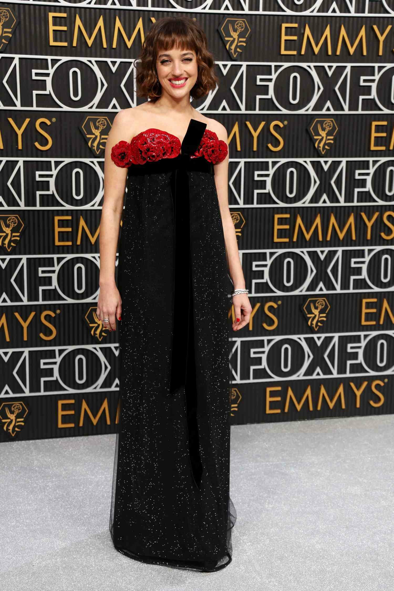 Beatrice GrannÃ² 2024 Emmys Red Carpet 