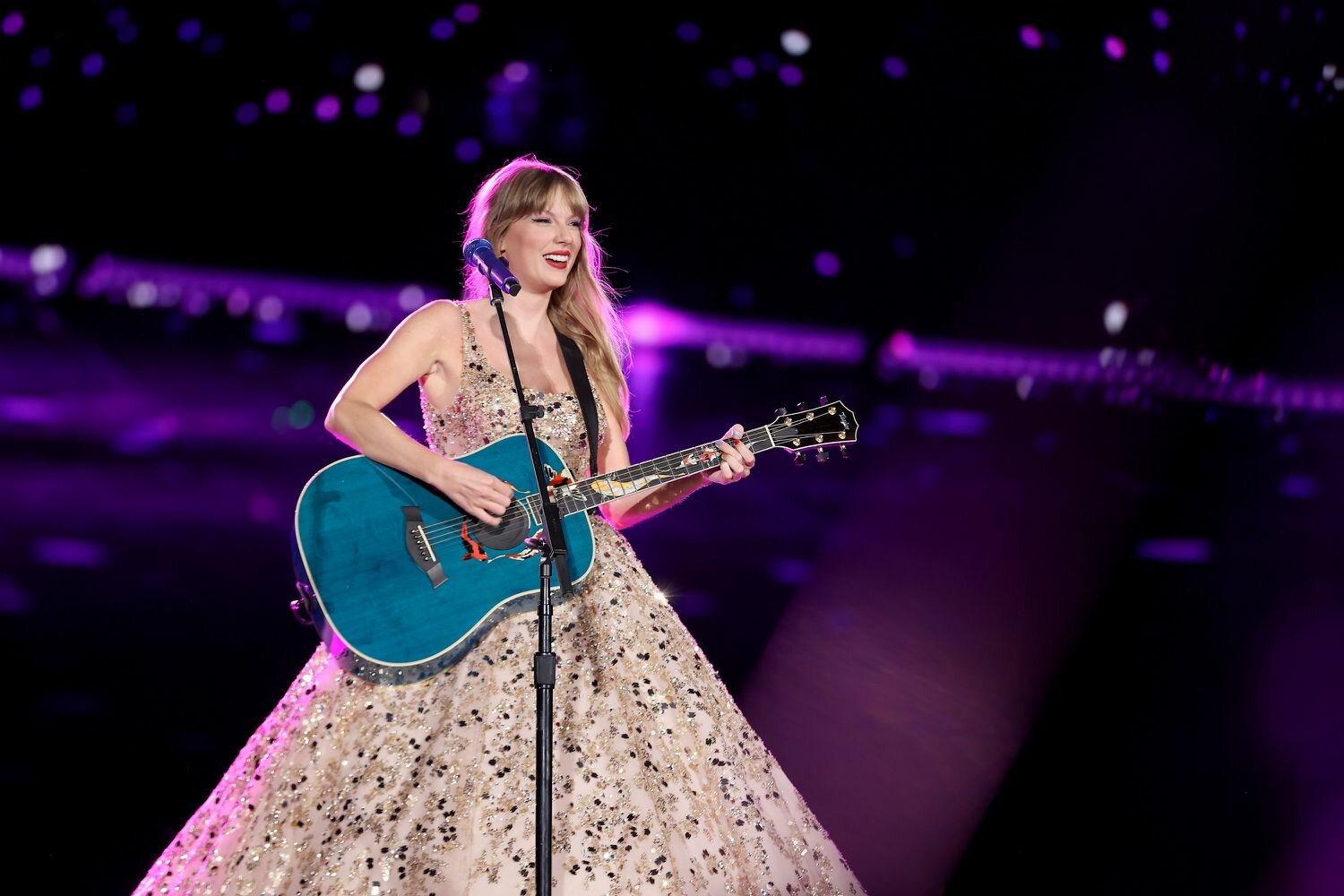 Taylor Swift performs onstage during the Taylor Swift | The Eras Tour 
