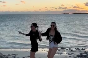 Victoria Beckham and Nicola Peltz Dancing Together on the Beach
